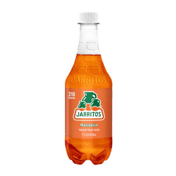 JARRITOS MANDARIN SODA PLASTIC 17.7